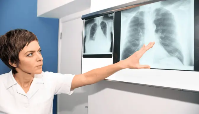 Como ficam os pulmoes afetados pela DPOC